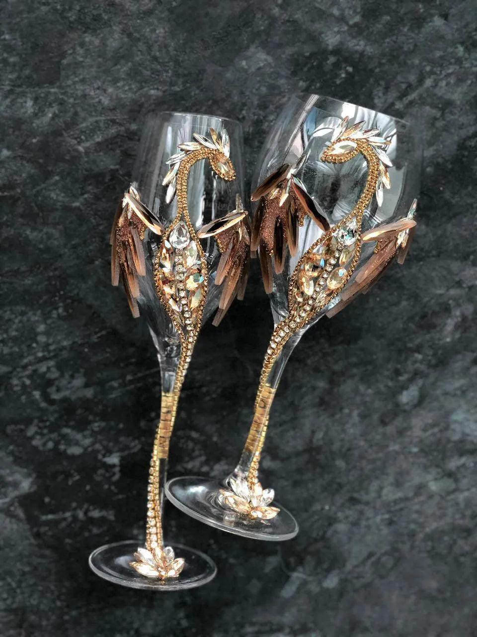 Golden Glimmer: Dragon-Adorned Wine Goblet