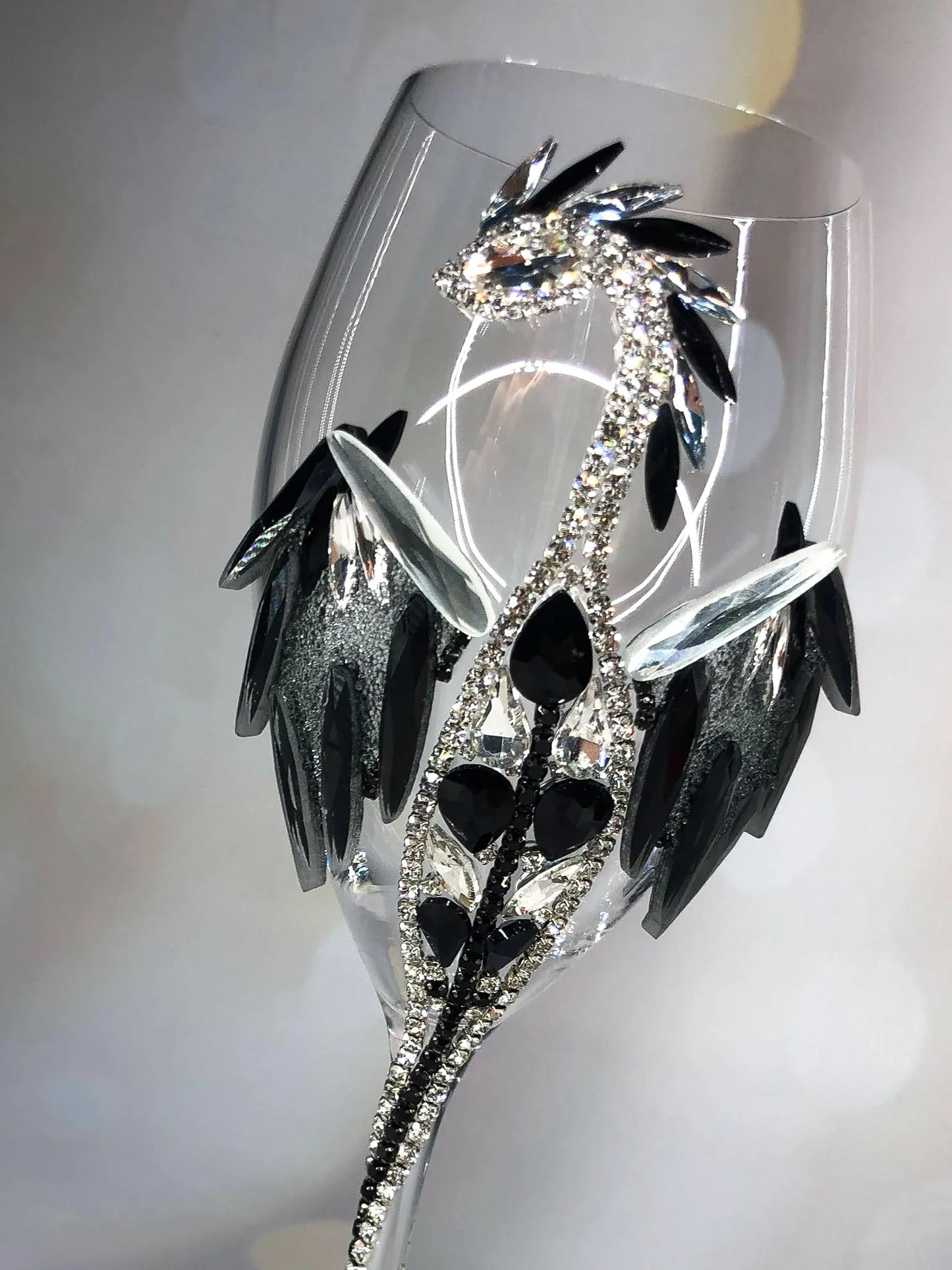Midnight Majesty: Elegant Dragon Goblet