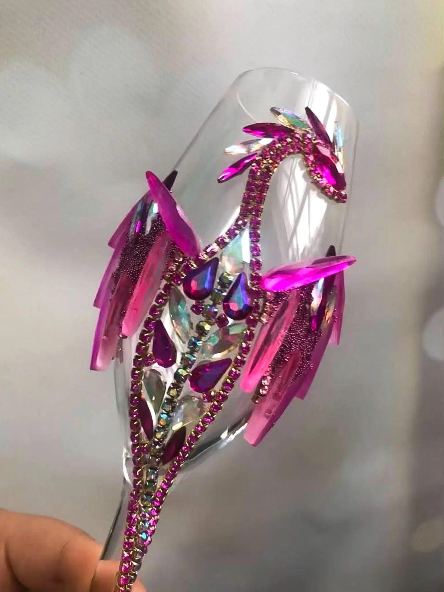 Pink Panache: Dragon Lover's Toasting Glass