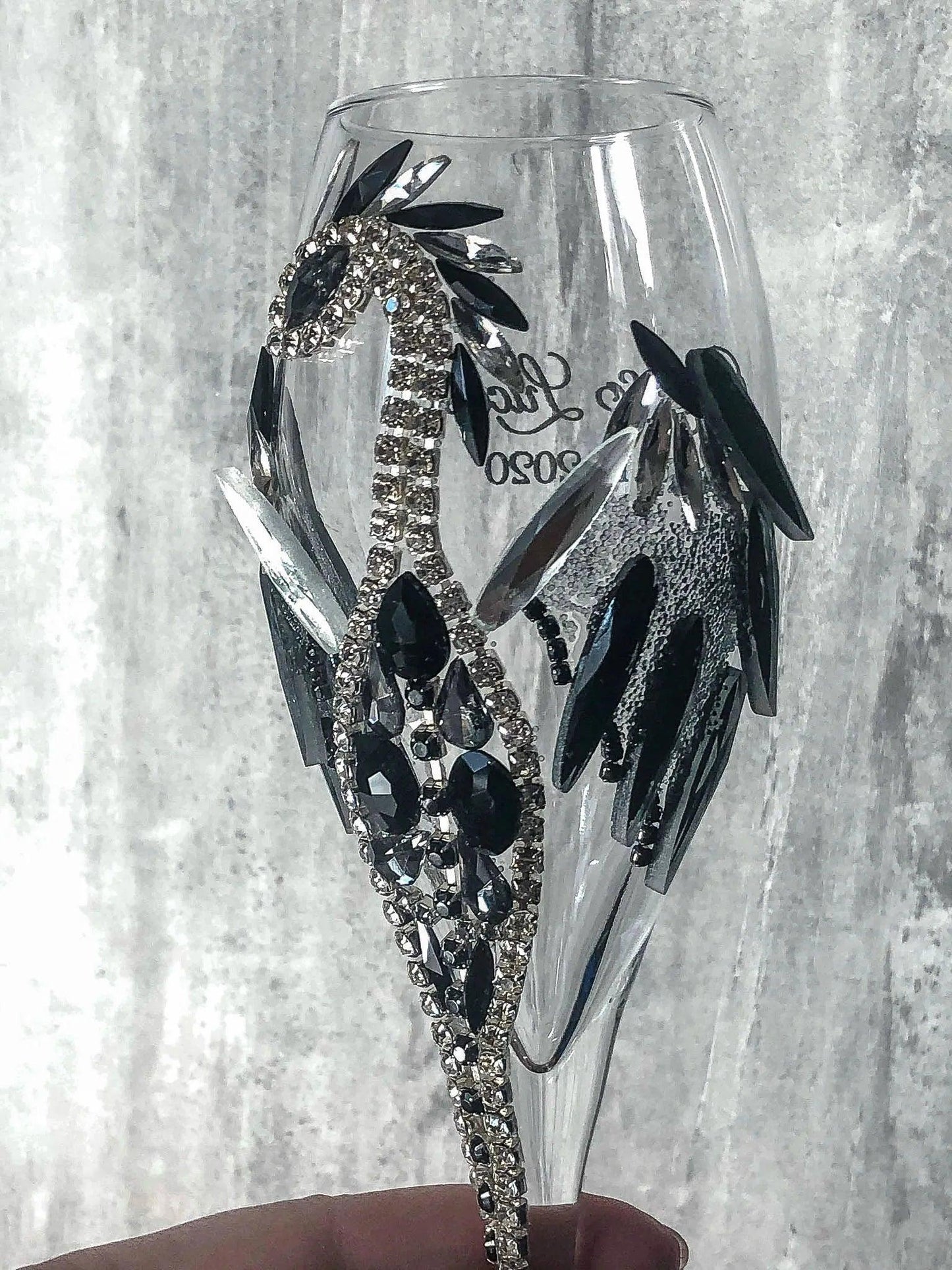 Silver Serenity: Dragon-Adorned Elegance