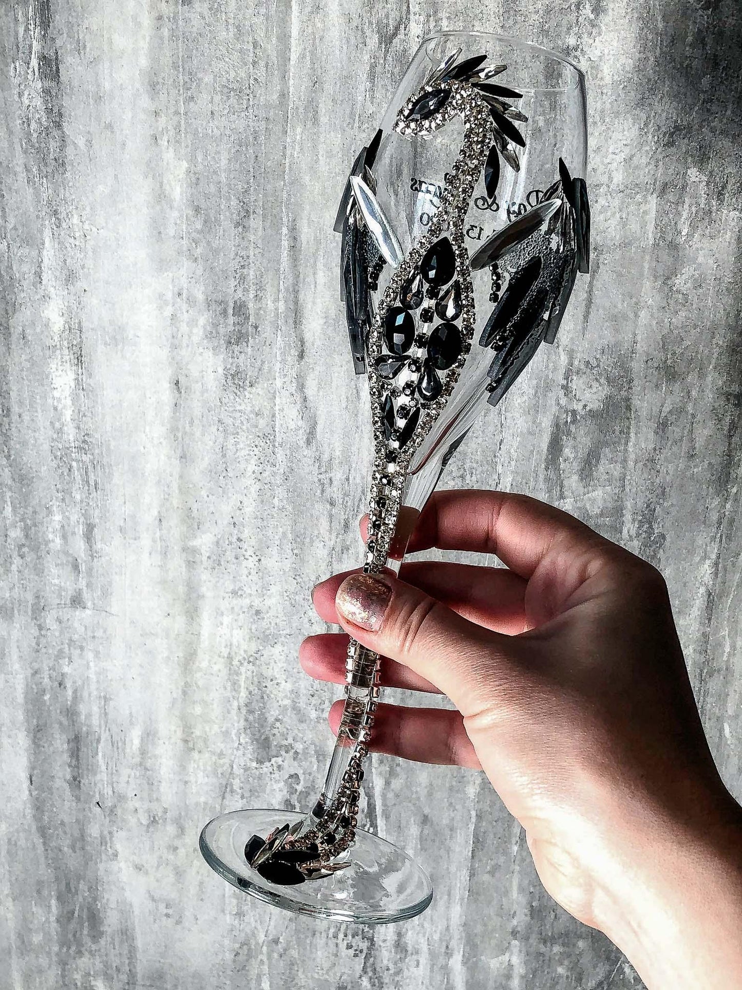 Silver Serenity: Dragon-Adorned Elegance