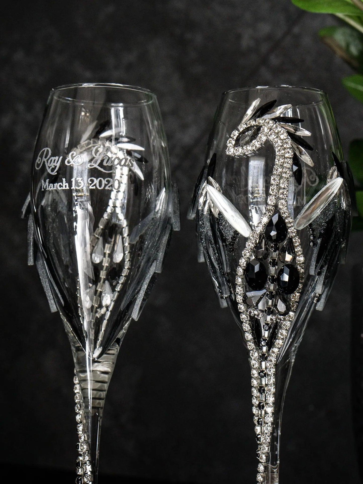 Silver Serenity: Dragon-Adorned Elegance