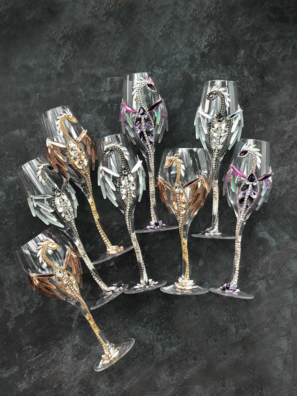 Midnight Majesty: Elegant Dragon Goblet