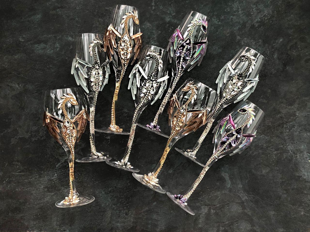 Pink Panache: Dragon Lover's Toasting Glass