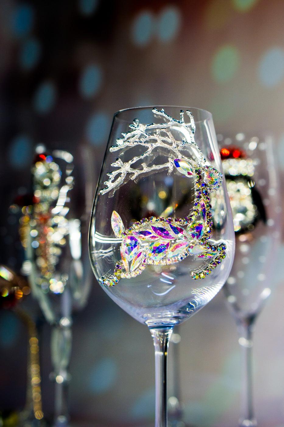 Christmas Deer Wine Glass - Best Gift for Friends and Family