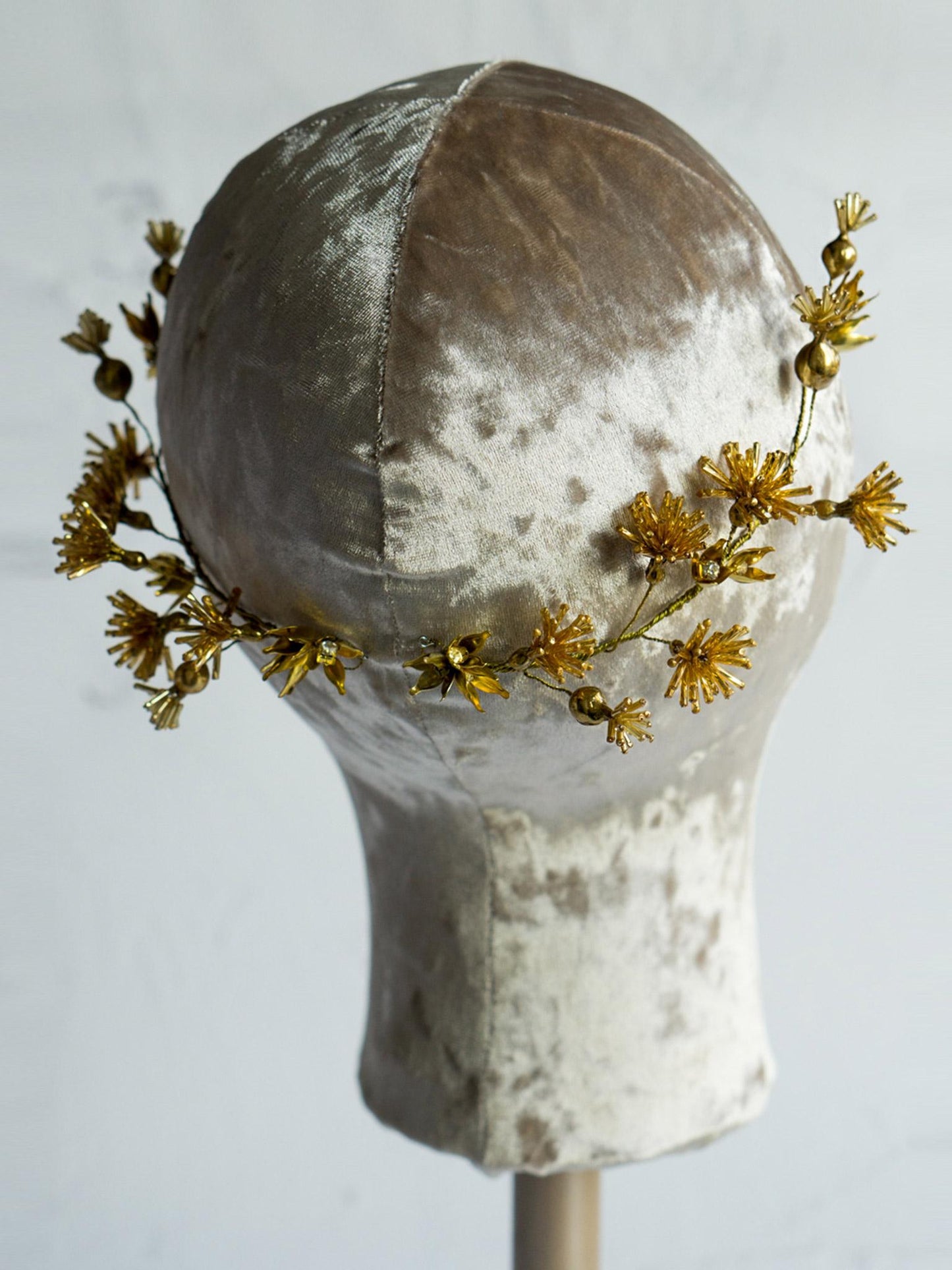 Beautifully Handcrafted Gold Hair Vines for Brides