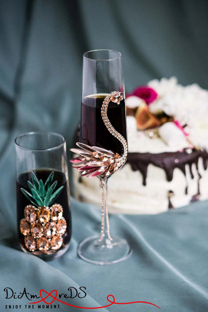 Elegant drinkware for weddings 
