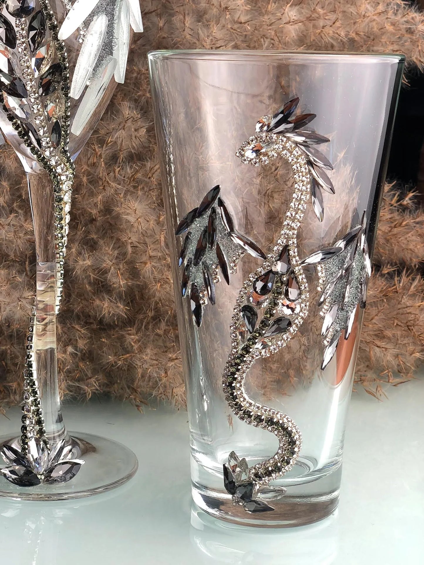 Exquisite Dragon-Adorned Juice Glass from DiAmoreDS Collection