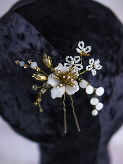 Handmade flower hair accessories
