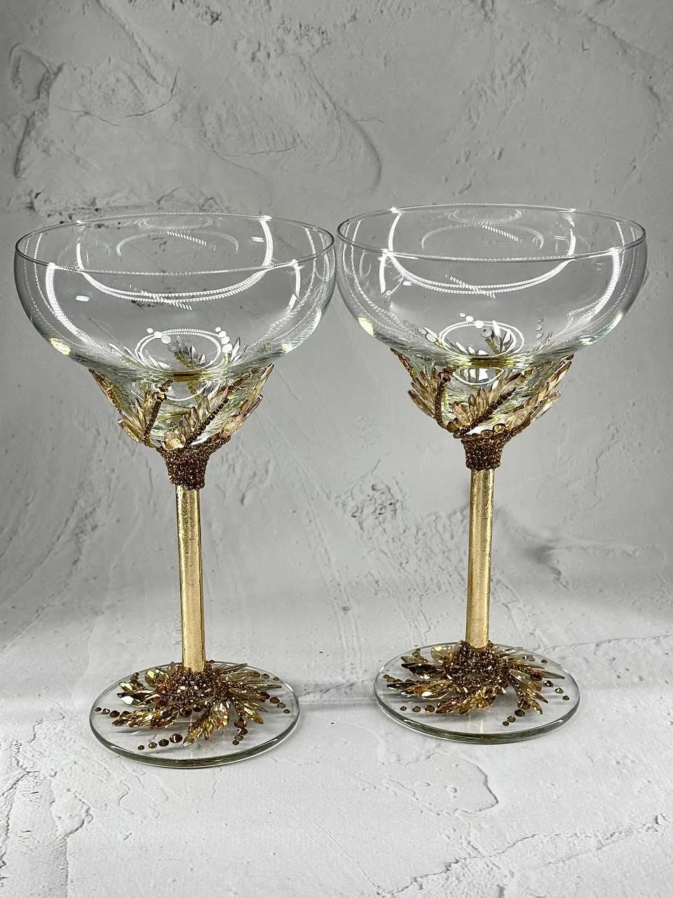 Handcrafted Cocktail and Martini Glasses for celebrations