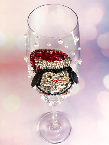 Jolly Penguin Champagne Glass 🍾🐧❄️🎄