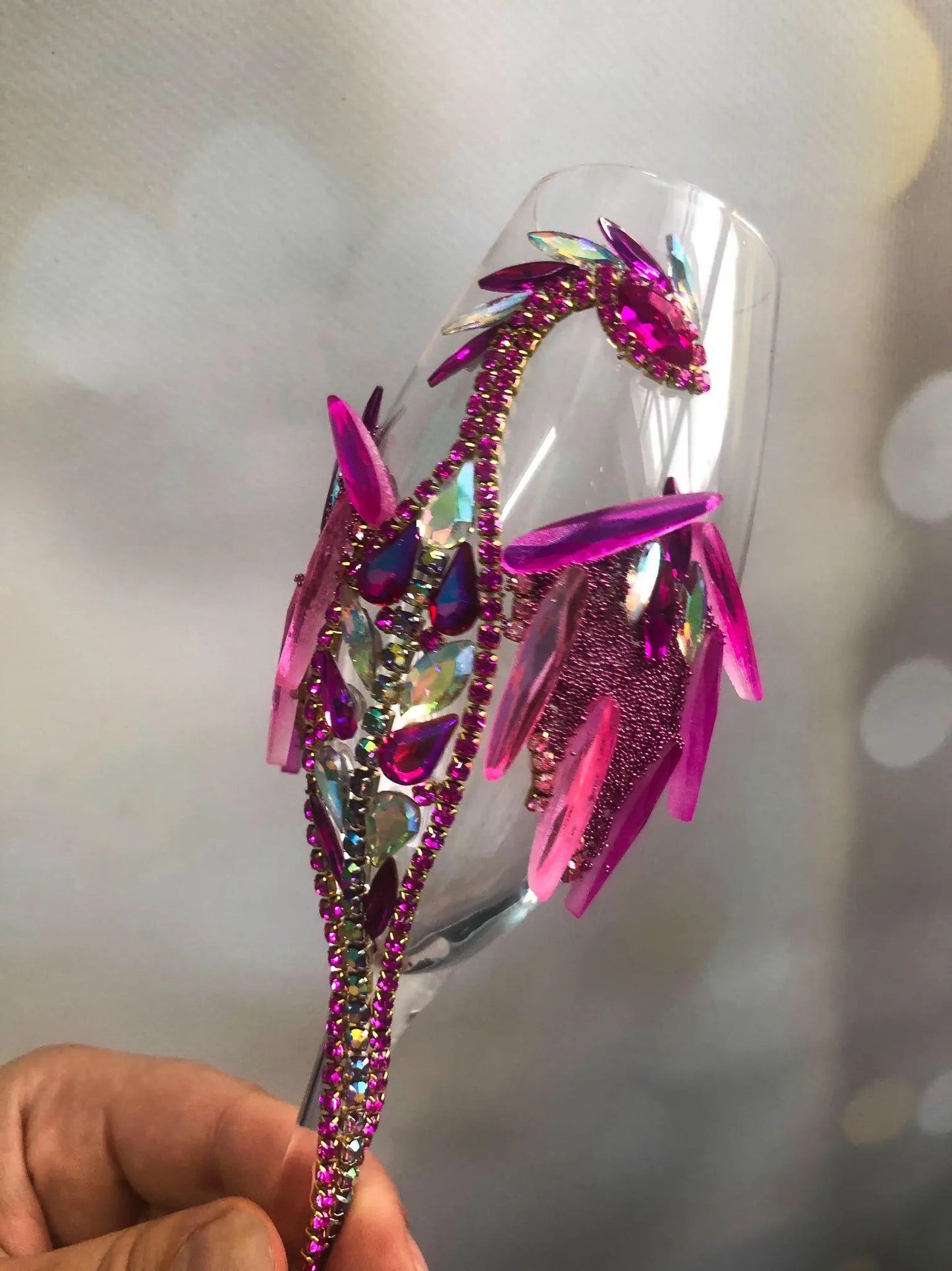 Pink Panache: Dragon Lover's Toasting Glass