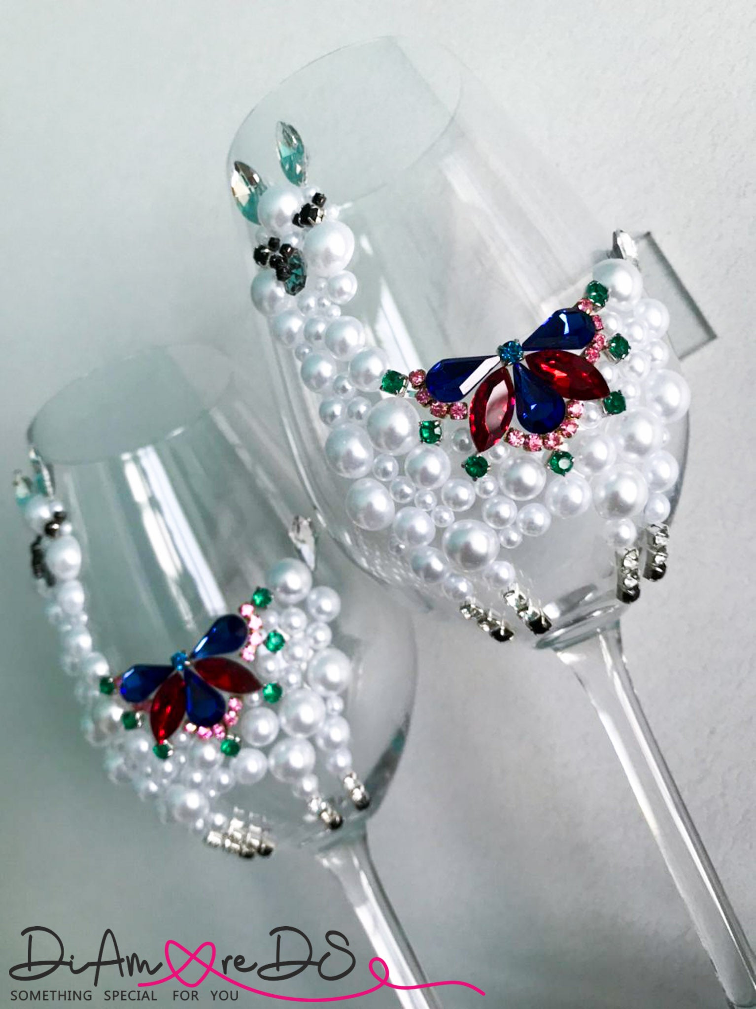 Pearl Llama Party Wine Glass | Llama Home Accessories  DiAmoreDS