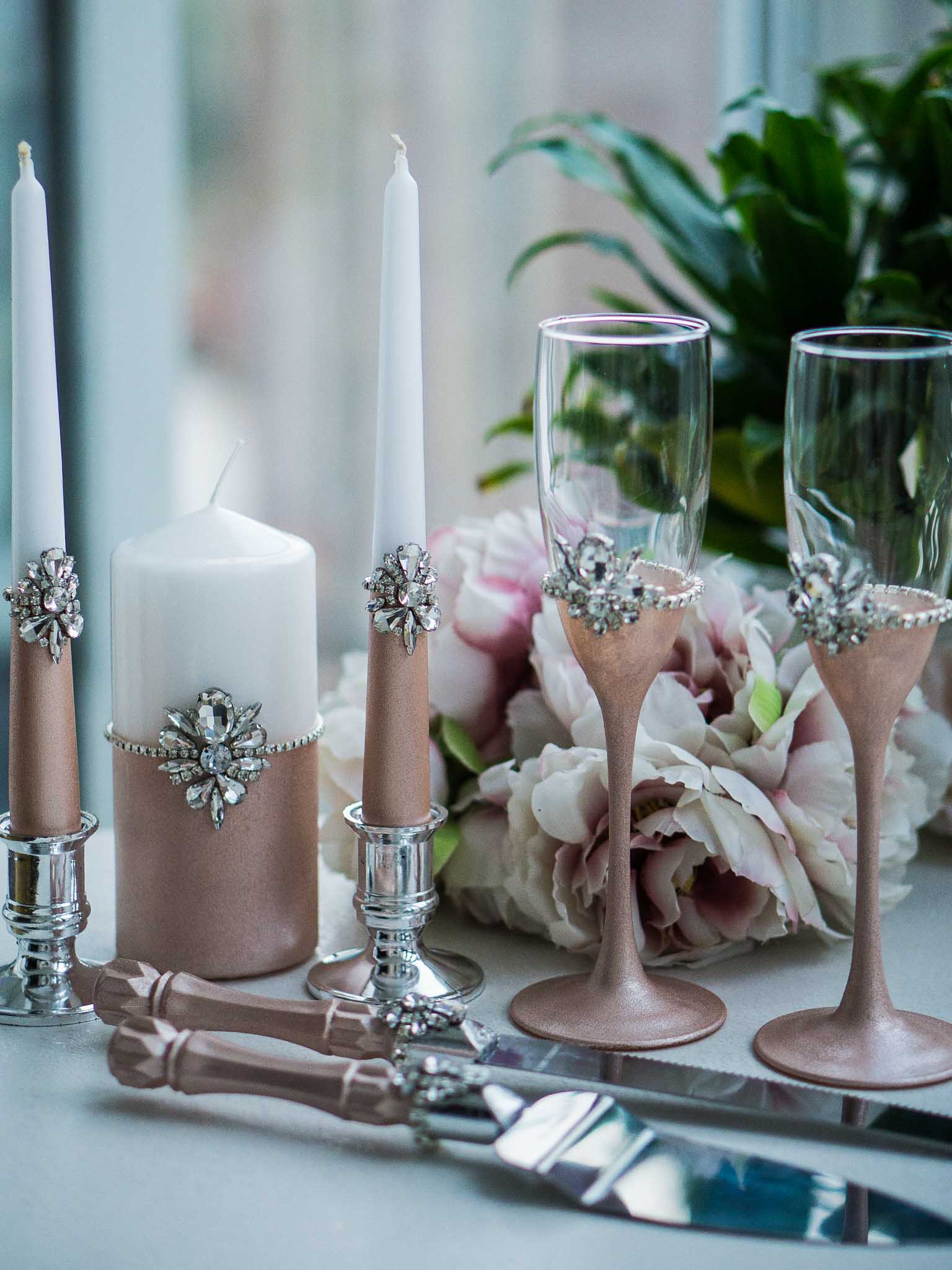 Special occasion champagne flutes